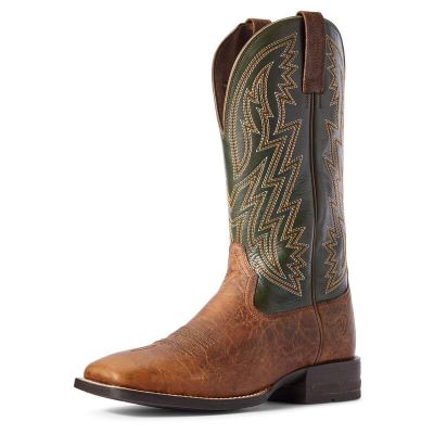 Ariat Dynamic - Western Laarzen Bruin / Groen Heren - 34265-721